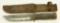 Lot #26 - Cattaraugus model 2250 11” knife in sheath