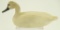 Lot #306 - Arthur Lewis, Chincoteague, VA miniature carved Swan signed on underside Miles Hancock
