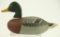 Lot #309 - Capt. Jess Urie, Rock Hall, MD miniature carved Mallard drake signed on underside