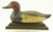 Lot #316 - Early Factory Redhead drake decoy original paint on wooden stand A51.32