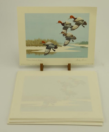 Lot #10 - (9) 1978 Maryland Duck Stamp prints by Stanley Stearns 967-977 unframed in original