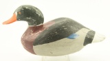 Lot #107 - Hand Chopped and painted wood duck decoy