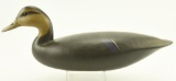 Lot #167 - New Jersey Style black duck decoy signed illegibly and dated 1992