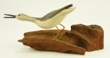 Lot #275 - Waterfield Family Lifesize standing full body Yellowlegs on Driftwood 16” signed