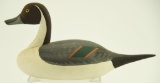 Lot #307 - Capt. Jess Urie Rock Hall, MD miniature pintail drake signed on underside