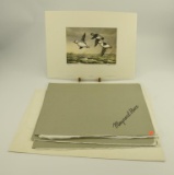 Lot #8 - (3) 1949 US Department of the Interior Migratory Bird Stamp Prints of Buffleheads by