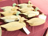 Lot #96 - (4) Pairs of vintage Wildfowler Decoy Company Mallards drakes and hens all with gunning
