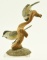 Lot #451 - Wendell Gilley, East Harbor Maine, pair of Black Capped Chickadees on driftwood branch
