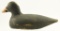 Lot #350 - New England Surf Scooter decoy  in original paint 18” x 9” from the Porter Hopkins