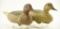 Lot #371 - Pair of Wildfowler Decoy Co. Point Pleasant NJ green wing teal decoys both stamped