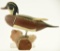Lot #373 - Super Rare Doug Jester Chincoteague, VA Standing Wood Duck Drake decoy on driftwood