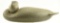 Lot #391 -  Ned Mayne, New Castle, DE 1987 Sleeping model preening head cork body black duck