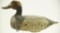 Lot #413 - Charles Birch, Willis Wharf, VA Bluebill decoy in old working repaint with gunning