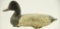 Lot #417 - Ira Hudson, Chincoteague, VA Bluebill drake decoy, old working repaint with gunning