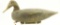 Lot #419 - Hog Island, VA Black Duck decoy old working repaint, stress to neck, split to back