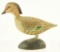 Lot #435 - Miniature full body carved standing ood Duck Hen unsigned 3” A106 CPH068