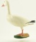Lot #477 - 1939 Delbert Hudson, Chincoteague, VA half size carved full body Snow Goose signed