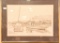 Lot #482 - “Sunday Sentinel” Glass, Virginia framed black and white print of pencil sketch