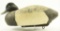 Lot #512 - Hammand Style Magnum Cork Body Bluebill drake unsigned with wooden keel 22”