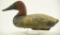 Lot #528 - John Graham, Havre deGrace, MD Primitive Canvasback drake decoy old working repaint