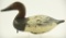 Lot #530 - Joe Dye, Perryville, MD primitive working model Canvasback drake decoy 14 ½”
