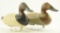 Lot #531 - Pair of 1965 Charlie Bryan Middle River, MD Canvasbacks drake and hen both signed and
