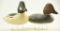 Lot #541 - Pair of Chris Hanes, Maine Goldeyes hen and drake (drake has loose head) original paint
