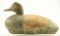 Lot #542 - Early Great Lakes Model Michigan Redhead (loss of paint wooden keel) 14 ½”
