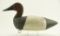 Lot #543 - Parsons Family Oxford, MD Canvasback drake decoy (stress crack to neck otherwise good