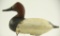 Lot #548 - Will Heverin, Charlestown, MD Canvasback drake decoy old repaint branded B.W. on