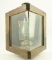 Lot #561 - Superb Primitive Boat Hunting/Gunning Lantern with oil lamp encased in triangular