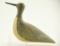 Lot #579 - Primitive Jersey Shore carved Yellowlegs working re-paint with wooden bill 10”  A51.