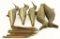 Lot #582 - Rare Complete set of (12) metal folding “Tinnie” shorebirds in carry case with (10)