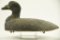 Lot #617 - J.C. Pike Maine Scoter Decoy in original paint with gunning wear branded J.C. Pike