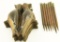 Lot #627 - Complete set of (10) folding metal “Tinnie” plover decoys in metal tin with (7) stakes