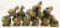 Lot #629 - Complete Rusty Harvey cork body Green Wing Teal Hunting Rig of (12) decoys to include: