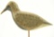 Lot #634 - New York Long Island Model Black Bellied Plover decoy in early working re-paint 10”