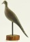 Lot #641 - Standing Dove decoy in original paint excellent condition signed with “T” on underside