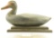 Lot #645 - Very Early New Jersey Oversized Black Duck decoy on wooden stand circa 1850. Note on
