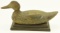 Lot #349 - Early Mason Factory Mallard Hen Decoy in original paint on wooden stand A51.43