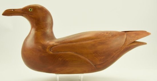 Lot #324 - 1997 Gull by David Rhodes Absecon, NJ signed, dated and branded on underside natural