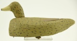 Lot #326 - Teal decoy by Lauren Virden with Nail Keel weight