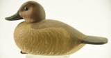 Lot #366 - F. Jennings, New Jersey carved Ruddy Duck decoy branded Jennings
