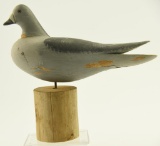 Lot #372 - Exceedingly Rare 1968 Madison Mitchell Havre de Grace, MD Pigeon Decoy signed and