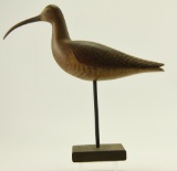 Lot #375 - David Rhodes Absecon, NJ standing Long Billed Curlew 16 ½” signed Rhodes on underside