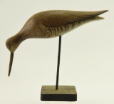 Lot #379 - David Rhodes, Absecon, NJ standing Plover Decoy 10 ½” signed Rhodes on underside