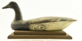 Lot #380 - Captain Bassett Point Pleasant, NJ Atlantic Brandt Decoy on wooden stand 18”A51.100