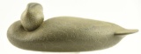 Lot #391 -  Ned Mayne, New Castle, DE 1987 Sleeping model preening head cork body black duck
