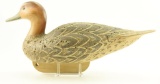 Lot #392 - Rusty Harvey Odessa, DE cork body Pintail hen decoy with wooden keel unsigned 18 ½”