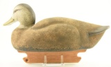 Lot #394 - 2005 Tom Christie, Indiana Cork Body Black Duck decoy signed and dated 2005. Tom is